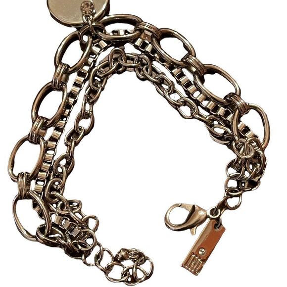 NWOT INC International Concepts silver tone chain bracelet - Picture 1 of 3